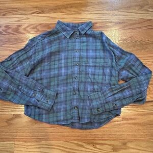 American Eagle plaid flannel size XS